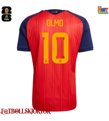 Spanien Dani Olmo #10 Hemmatröja VM 2026 Kortärmad